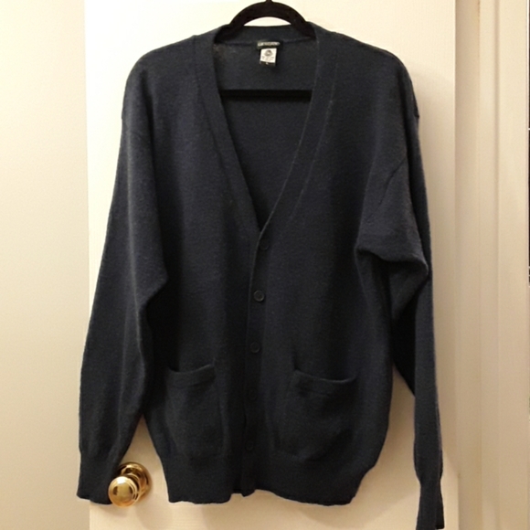 Men's wool cardigan L